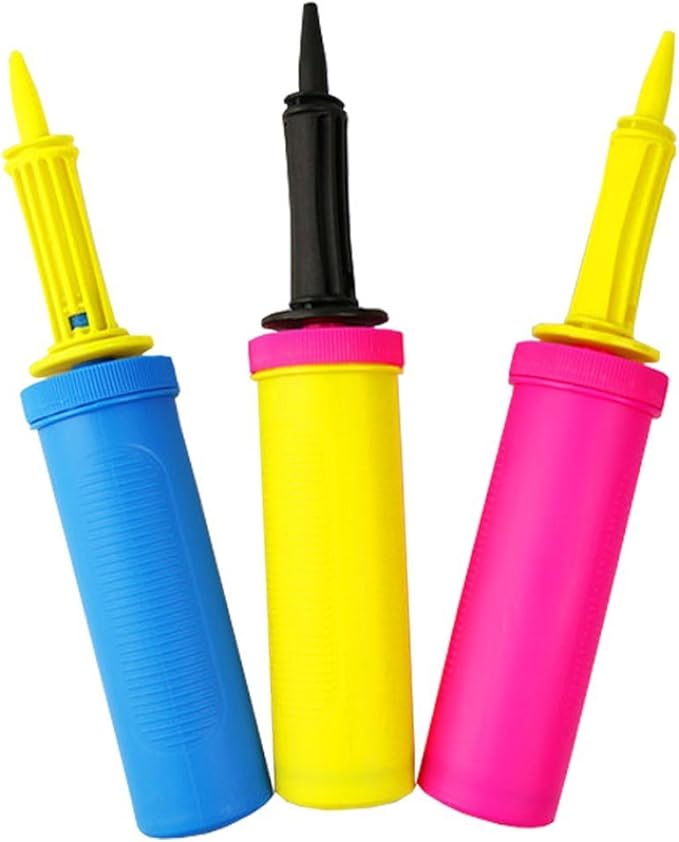 Picture of Manual Double Action Air Pump for Balloons and Inflatable Toys, Portable & Durable Party Accessory - Multicolor