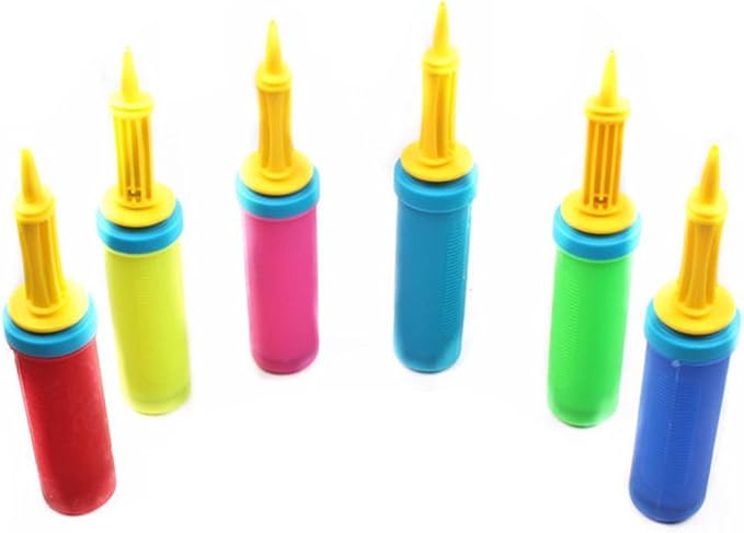 Picture of Manual Double Action Air Pump for Balloons and Inflatable Toys, Portable & Durable Party Accessory - Multicolor