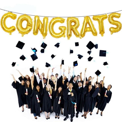 Picture of CONGRATS Foil Balloons Congratulation Inflatable Graduation Party Decoration