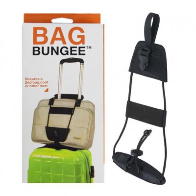 Picture of Adjustable Travel Luggage Bag Bungee two items move as one.Travel Bag - Travel Bag - Black