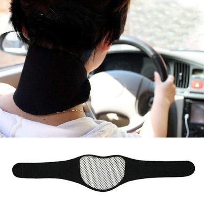 Picture of Neck Guard Self-heating Brace Magnetic Therapy Wrap Protect Belt