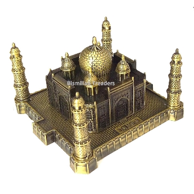 Picture of Antique Souvenir Tajmahal Metal Miniature statue showpiece Big size Home Office décor