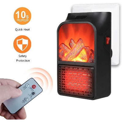 Picture of RC Room Heater Fireplace Flame for Bedroom Bathroom Office Home Indoor - Not Specified