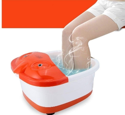 Picture of Multi-purpose Foot Spa Pedicure Massager for Pain Relieve and Feet Care - Red