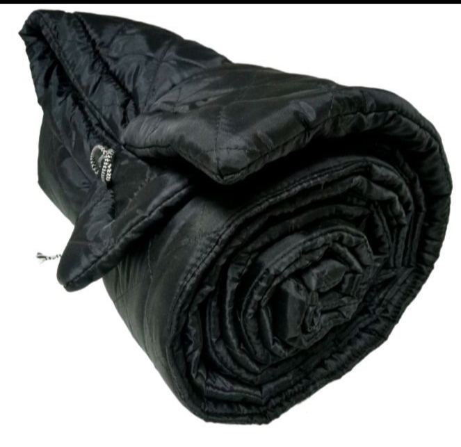 Picture of Portable Mattress Cushion bed single layer camping Black bed - Black