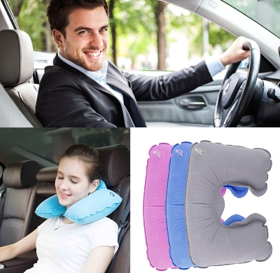 Picture of Inflatable Pillow Air Cushion Neck Rest Flight Travel - Neck Pillow - Not Specified
