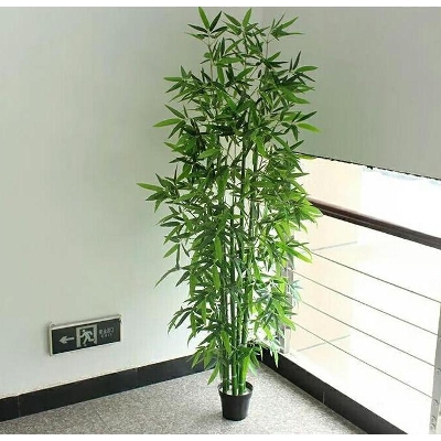 Picture of Artificiall Plants Bamboo Tree Home Office Decore - Green