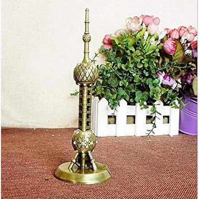 Picture of Shanghai Oriental Pearl Tv Tower For Home Decor Metallic - Bronze