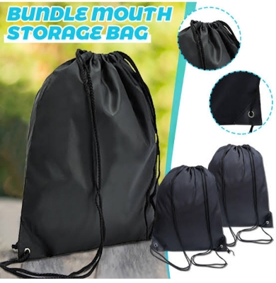 Picture of 1 Pcs Gym bag Full Black swimming bag travel kids sport backpack