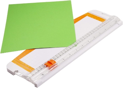 Picture of Portable Paper Cutter Trimmer-(A4) Papers Cards Labels Coupons Photos Cutting - Multicolor