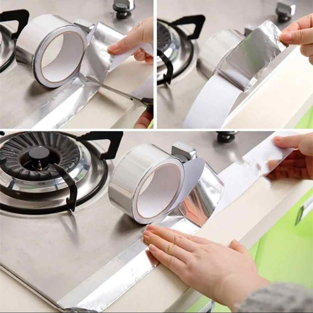 Picture of Foil Adhesive Tape Heat Protection Insulation Tape - silver