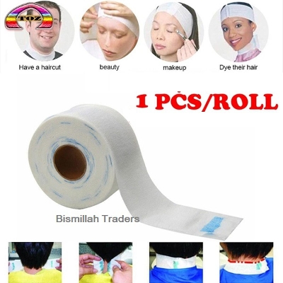 Picture of Neck Ruffles Paper Towel For makeup beauty clean face Barbers - White