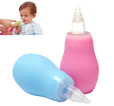 Picture of Newborn Infant Nasal Aspirator, Mucus Suction, Soft Tip, Nose Cleaner Cleaner Nasal Vacuum Mucus Suction Aspirator Soft Tip kit - Multicolor