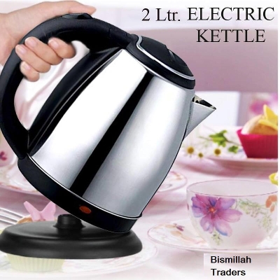 Picture of Electric Kettle 2 Litre Cordless Steel body Electric water Jug Kettle - Multicolor