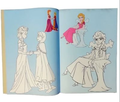 Picture of Kid's Frozen Colouring Book art book - Multicolor