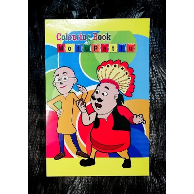 Picture of Kid's Motu Patlu Colouring Book - Multicolor