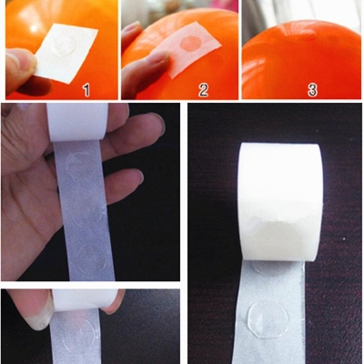 Picture of glue dots balloon sticker dots balloon glue point 100pcs 1pcket - Not Specified