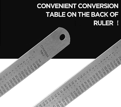 Picture of Stainless Steel Scale/Ruler 1 Meter (100 cm / 40 inch) - Silver