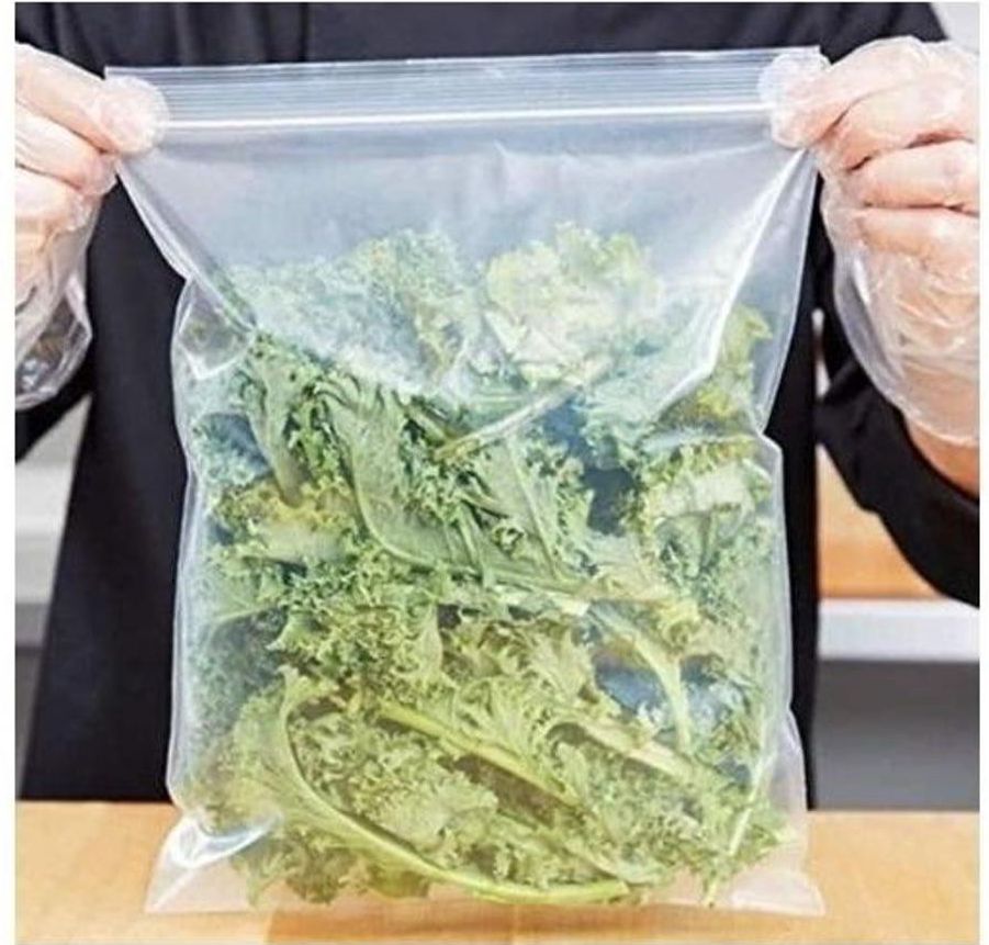 Picture of High Quality Zip Lock Jumbo Storage Plastic Packet - 12*16 inches - 20 pcs pack - Neutral