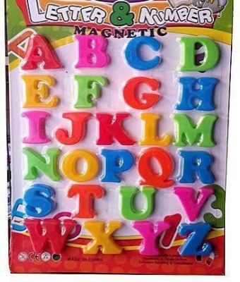 Picture of Magnetic Capital Letters for Kids ( Letter Size 2” ) - A to Z - Multicolor