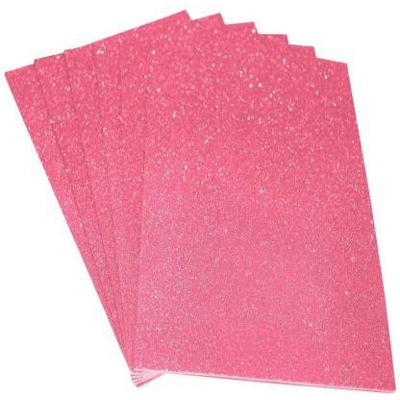 Picture of Craft Foam SELF ADHESIVE Glitter Foam Sheets A4 Pack of 10 Assorted - Gold