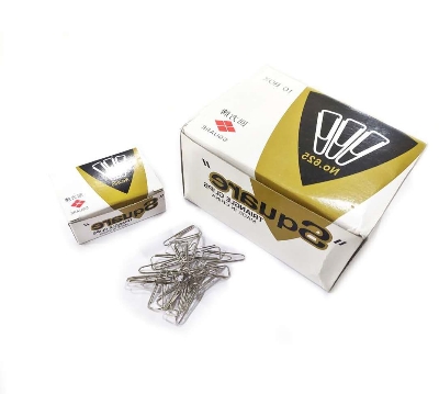 Picture of Square Paper Clips / Gems clips / Triangle clips - 625 25mm-2 small box - Silver