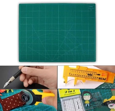 Picture of A4 Double sided Self Healing Cutting Mat - Size 30*22 cm - Green