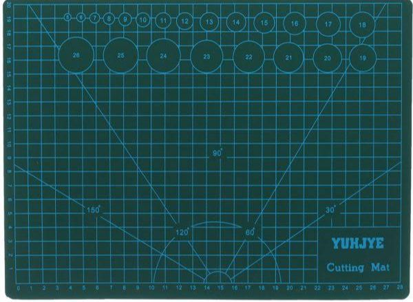 Picture of A4 Double sided Self Healing Cutting Mat - Size 30*22 cm - Green