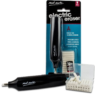 Picture of Mont Marte Electric Eraser, Includes 30 Eraser Refills - Multicolor
