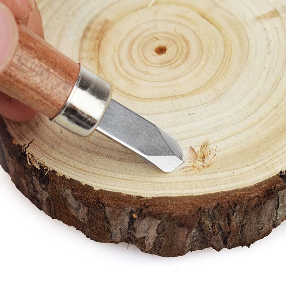 Picture of 6 PCS Wood Carving Chisels Tool Woodworking Engraving Set Nicking Cutter DIY Wood Carving Hobby Craft Woodcut Tool/Chisels 135mm - Multicolor