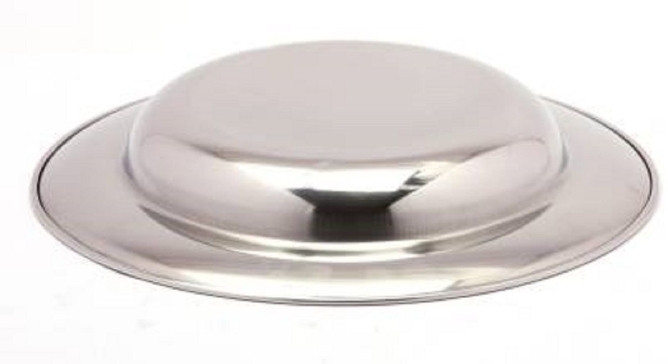 Picture of Stainless Steel  Size 6 Rice Plates  ( PACK OF 6 Rice Plates) - Silver