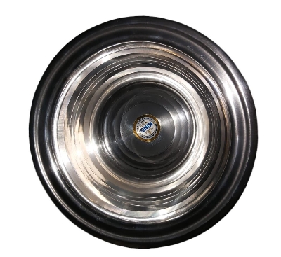 Picture of Mirror Polish Steel Bowlfor Ser ving Sabji/Daal Stainless Steel Disposable Vegetable Bowl  ( Pack of 1 ) - Silver