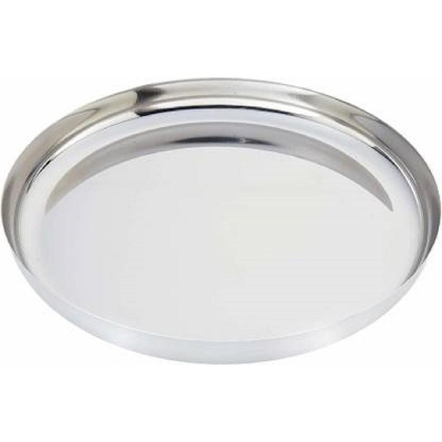 Picture of Stainless Steel Plates  (10" Diameter ) Dinner Plate  (1 Dinner Plate) - Silver