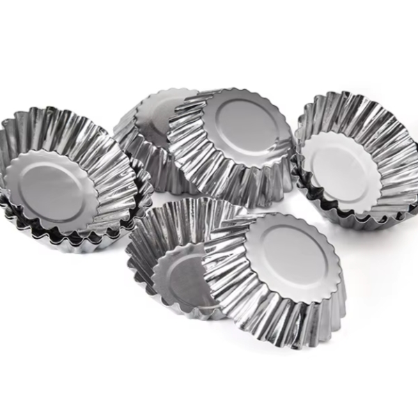 Picture of 3inch Tart/Pie / cup cake Mould  (Pack of 1) - Silver