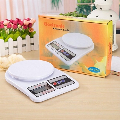 Picture of Electronic Kitchen Digital Weighing Scale, Multipurpose (White, 10 Kg) - White