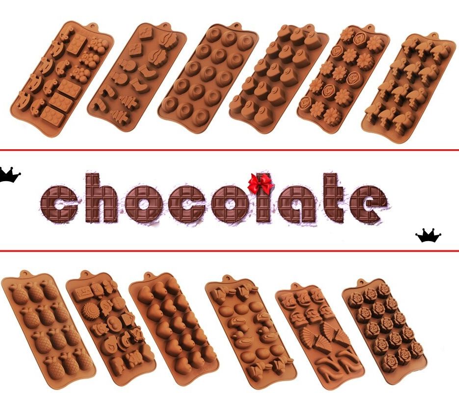 Picture of Silicone Chocolate Shapes 3D Flowers Shape Moulds Silicone Mold Cake Mousse For Ice Creams Chocolates Pastry Art Pan Dessert Bakeware Cake Decorating Tools - Random
