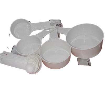 Picture of Exclusive Measurement Cup Set  9 Pcs - White Color - White