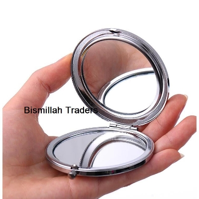 Picture of Portable Makeup Pocket Mirror For Girls Mini Fashion Double Sided Fold Mirror Female Gift - Multicolor