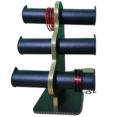 Picture of Wooden Churir Rack Jewellery Alna Cosmetic Multifunctional Women Jewellery Stand Craft - Jewellery Box - Multicolor