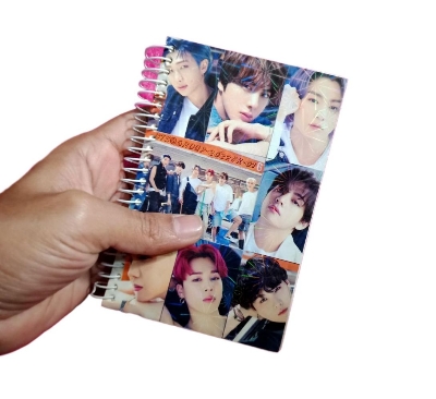 Picture of Mini pocket BTS notepad for bts kpop lover fans স্টক সাপেক্ষে BTS ছবি পরিবর্তন হতে পারে - Multicolor