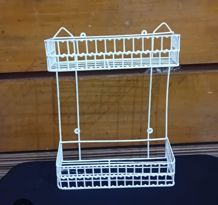 Picture of Wall Hanging Kitchen bathroom Metal Rack bathroom organizer Drying Rack - Oven Cover - Multicolor