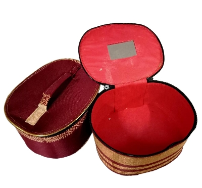 Picture of Jewelry Box storage makeup box beauty box mackup bag চুড়ির বক্স - Multicolor