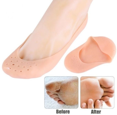 Picture of Silicone Heel Pads Socks for Anti Crack and Pain-Relief - Not Specified
