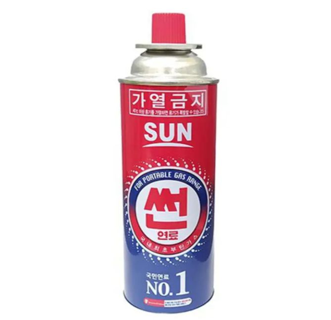 Picture of Butain gas catige gas cane for portable - Red