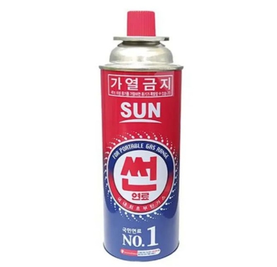 Picture of Butain gas catige gas cane for portable - Red