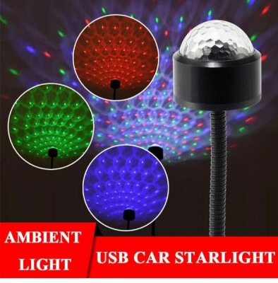 Picture of 7 Colours LED Starry Sky Party Lamp usb Projec Lights USB Night Roof Mini Light Galaxy Car Stars Lamp Decor - Multicolor