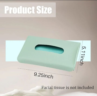 Picture of Tissue Holder Sun Visor Decoration Napkin Box Storage Case - Multicolor