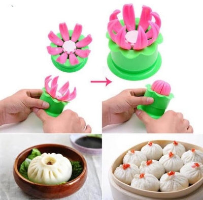 Picture of Momo Maker Heavy Pastry Steamed Stuffed Bun Pie Dumpling Making Mould - Multicolor
