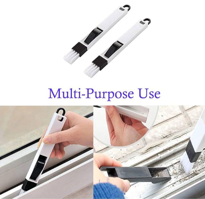 Picture of Keyboard Cleaning brush Window Brush kit (Window Groove Frame Cleaning Brush with DustPan/Magics Glass Cleaner Tablet)Window Cleaning Tools - Multicolor