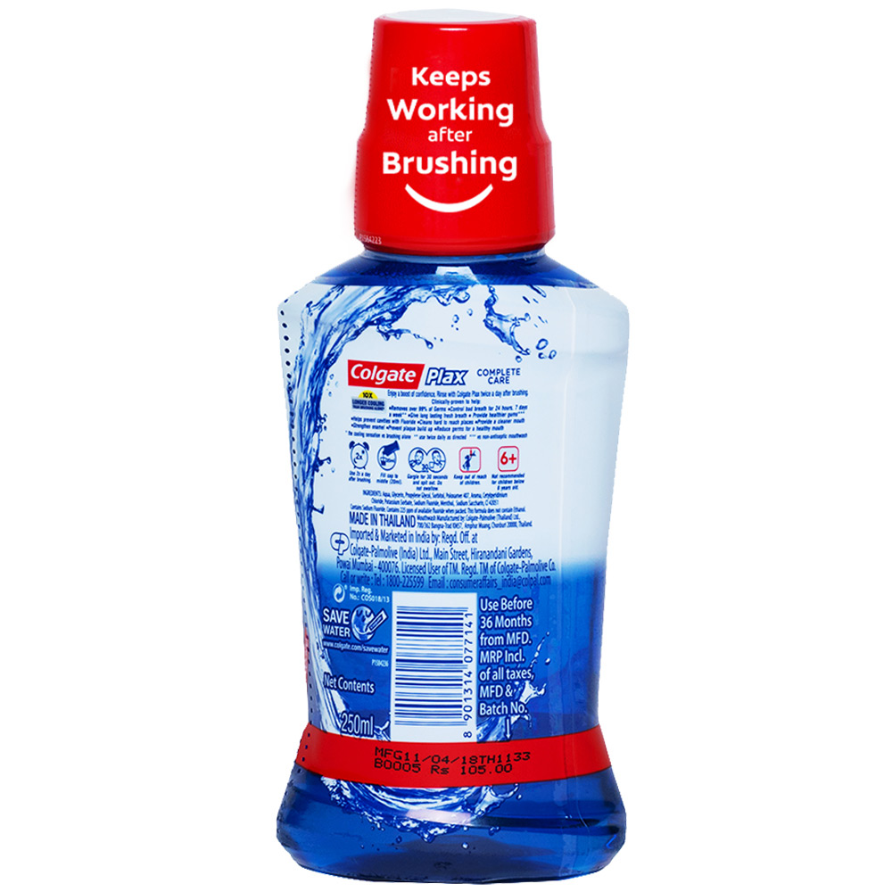 Picture of Colgate Plax. Complete Care Mouthwash 250ml